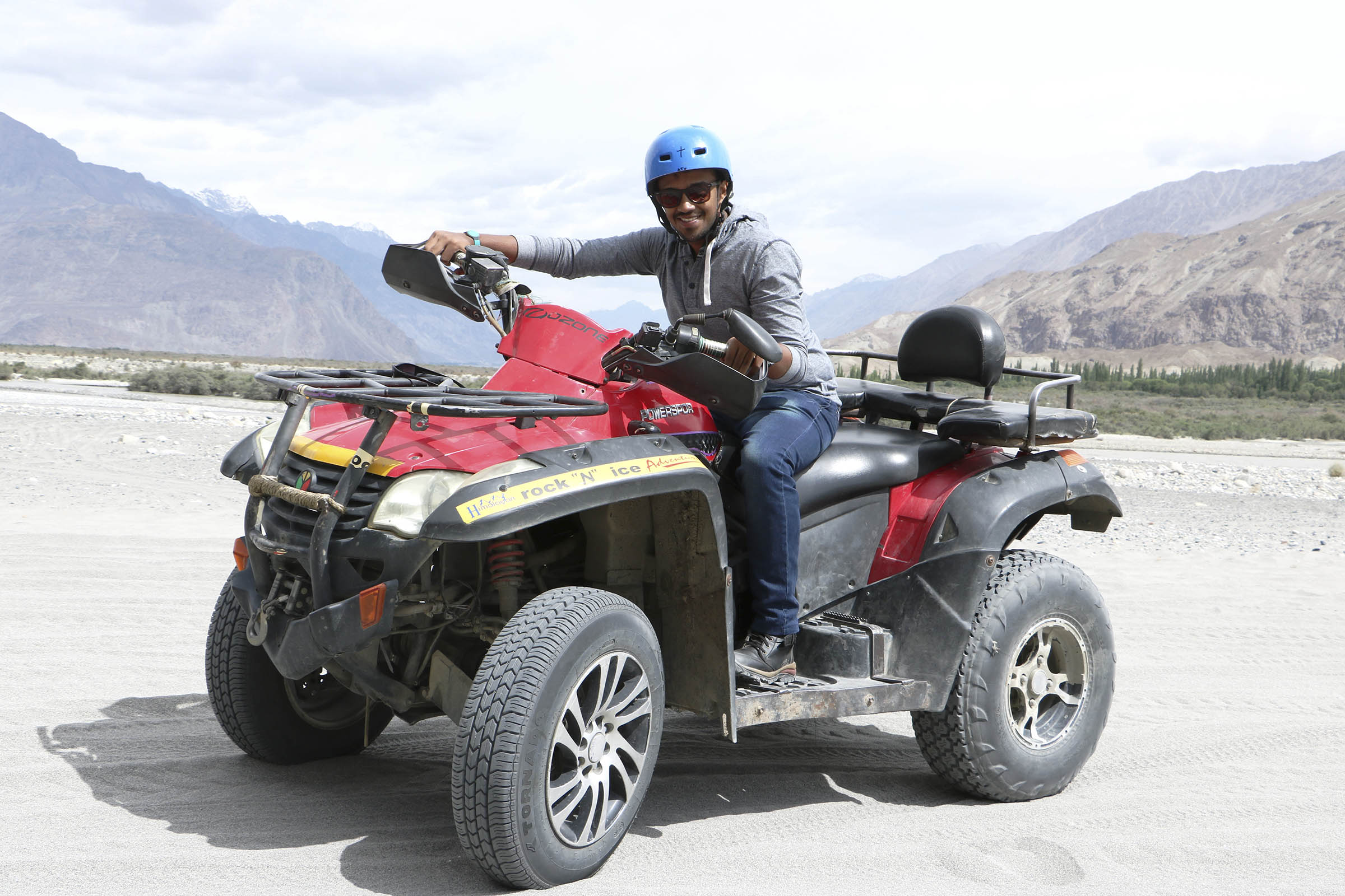 Atv ride at Khalsar Nubra Valley