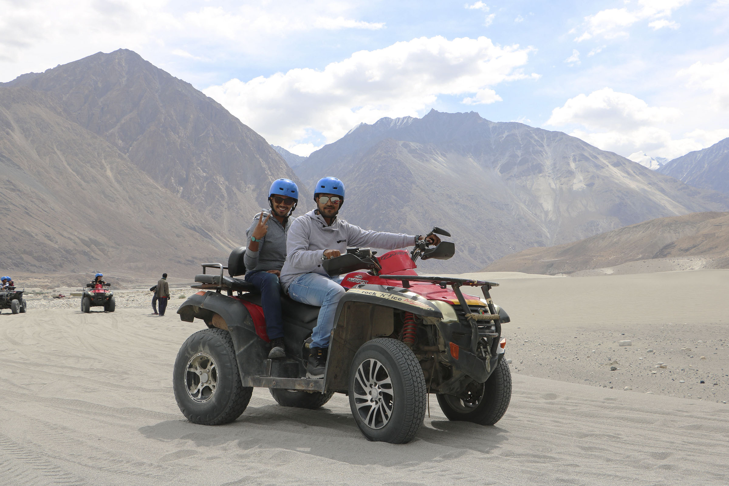 Atv ride at Khalsar Nubra Valley